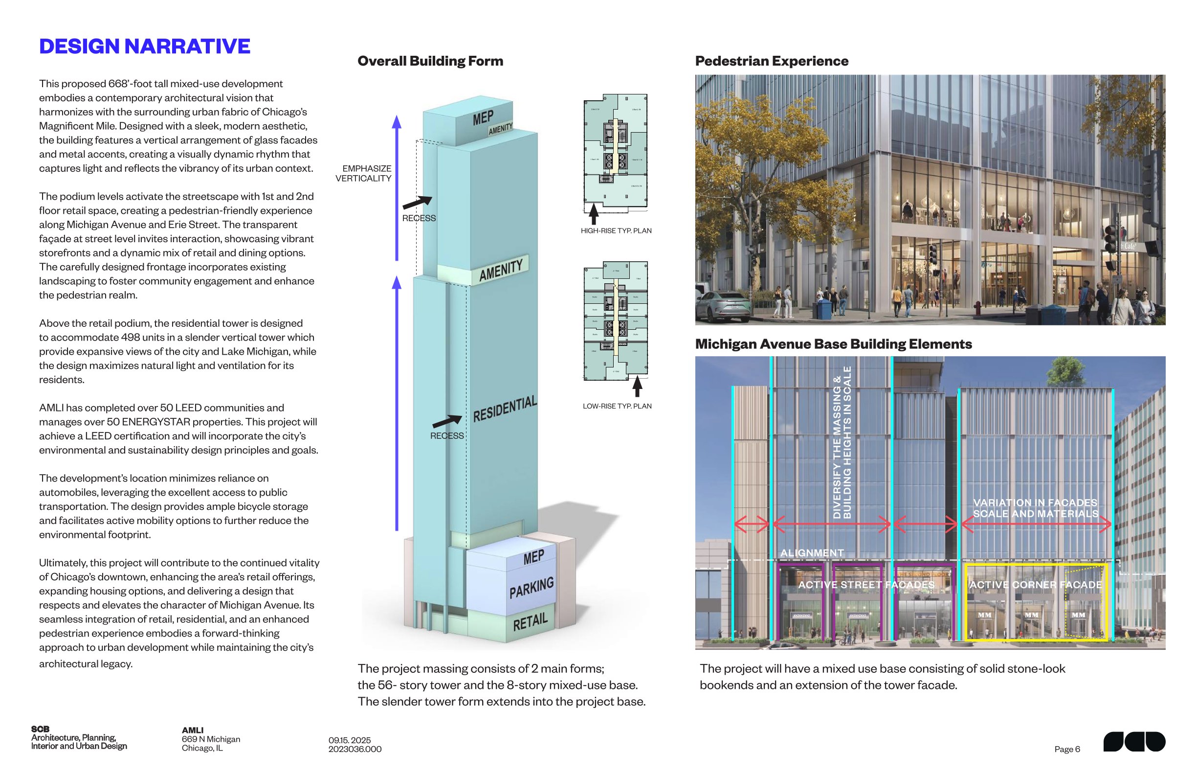669 North Michigan Avenue residential tower proposal