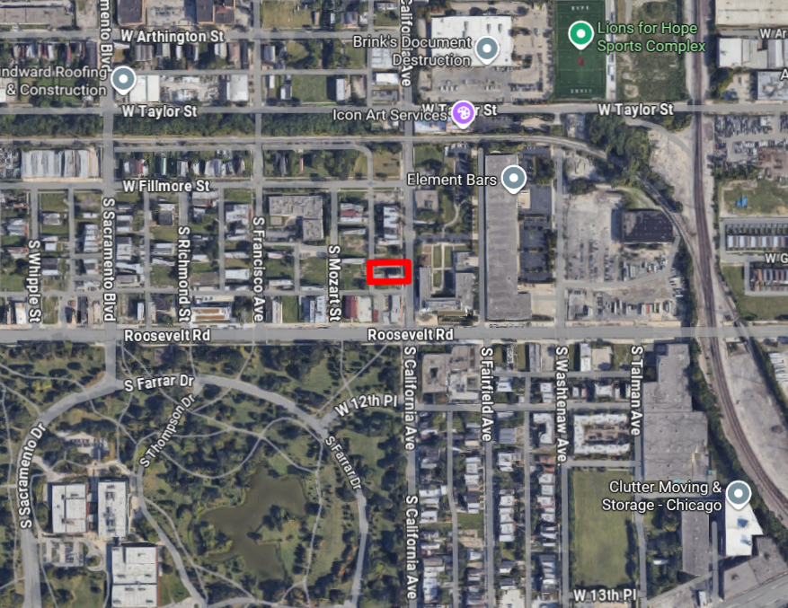 1134 South California Avenue three-flat permitted