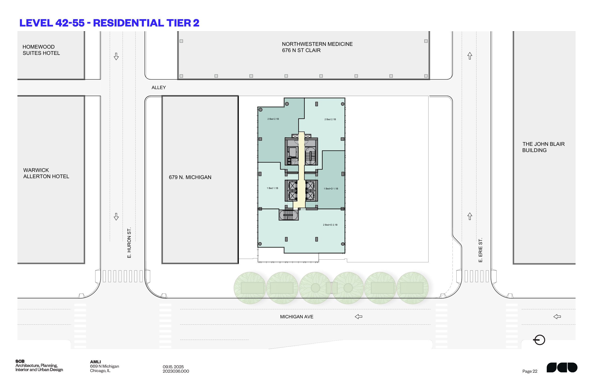 669 North Michigan Avenue residential tower proposal