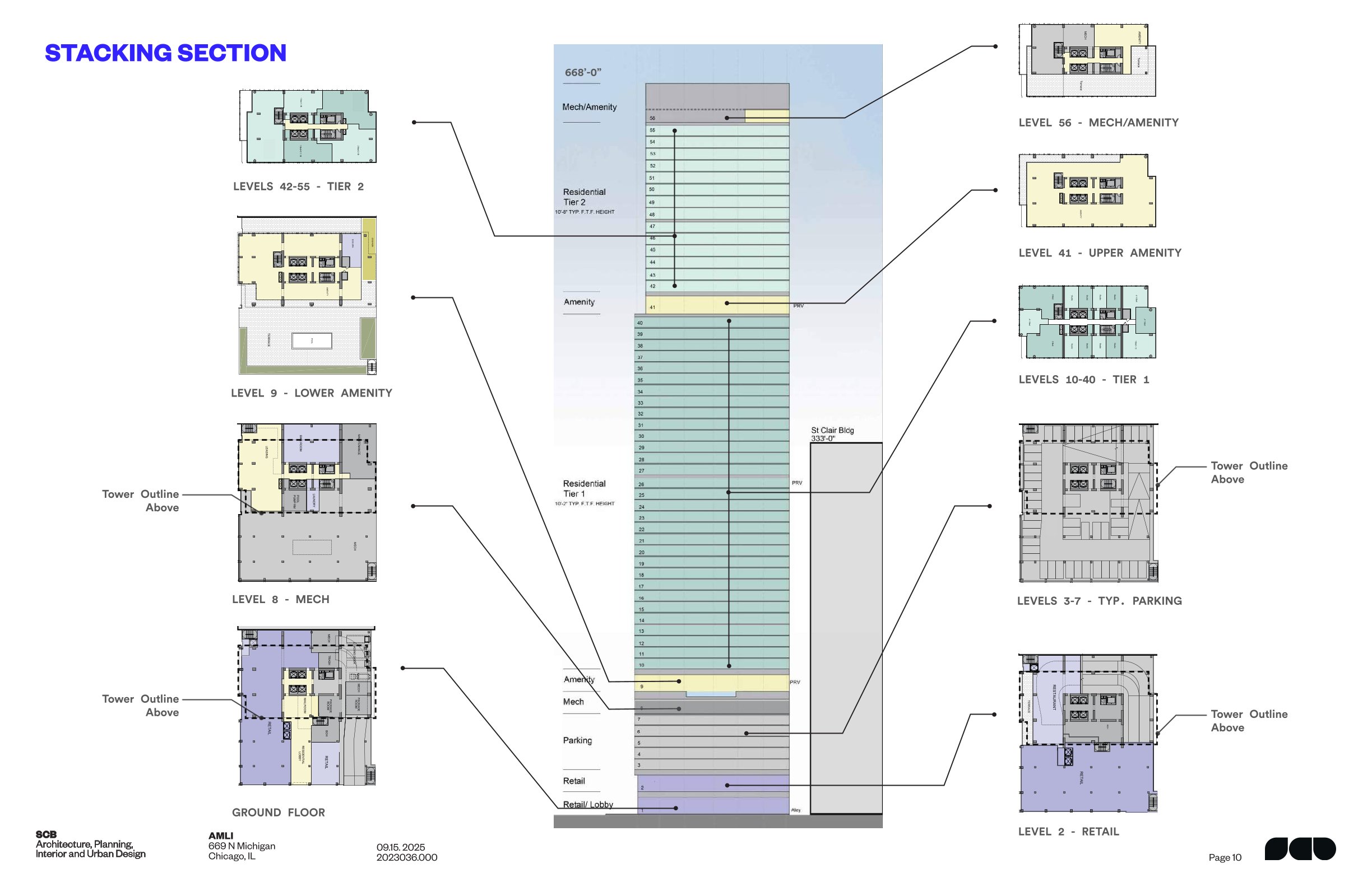 669 North Michigan Avenue residential tower proposal
