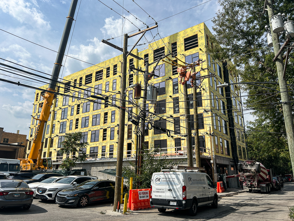 The Maven 537 West Drummond Place construction progress