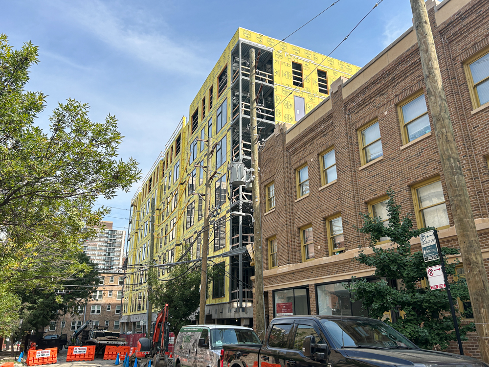 The Maven 537 West Drummond Place construction progress