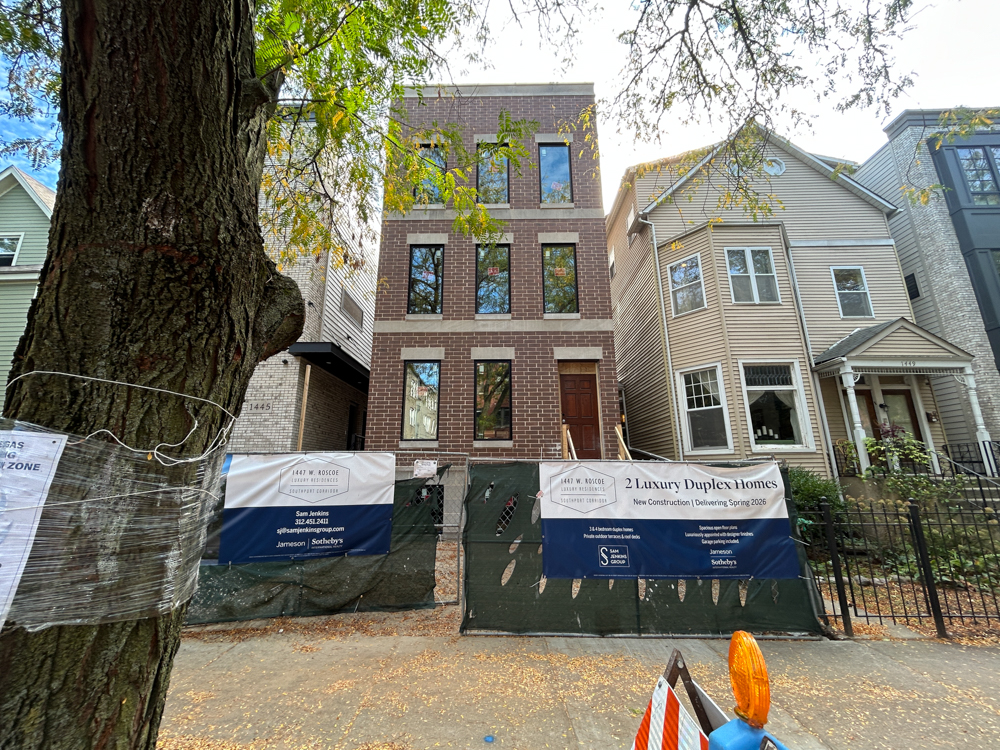 1447 West Roscoe Street construction progress