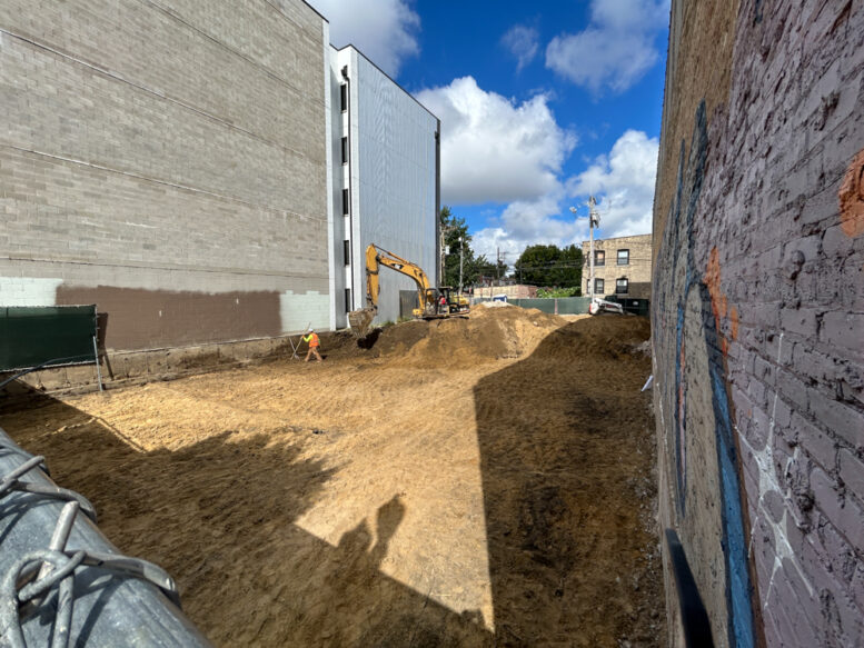 2206 West Lawrence Avenue foundation work underway