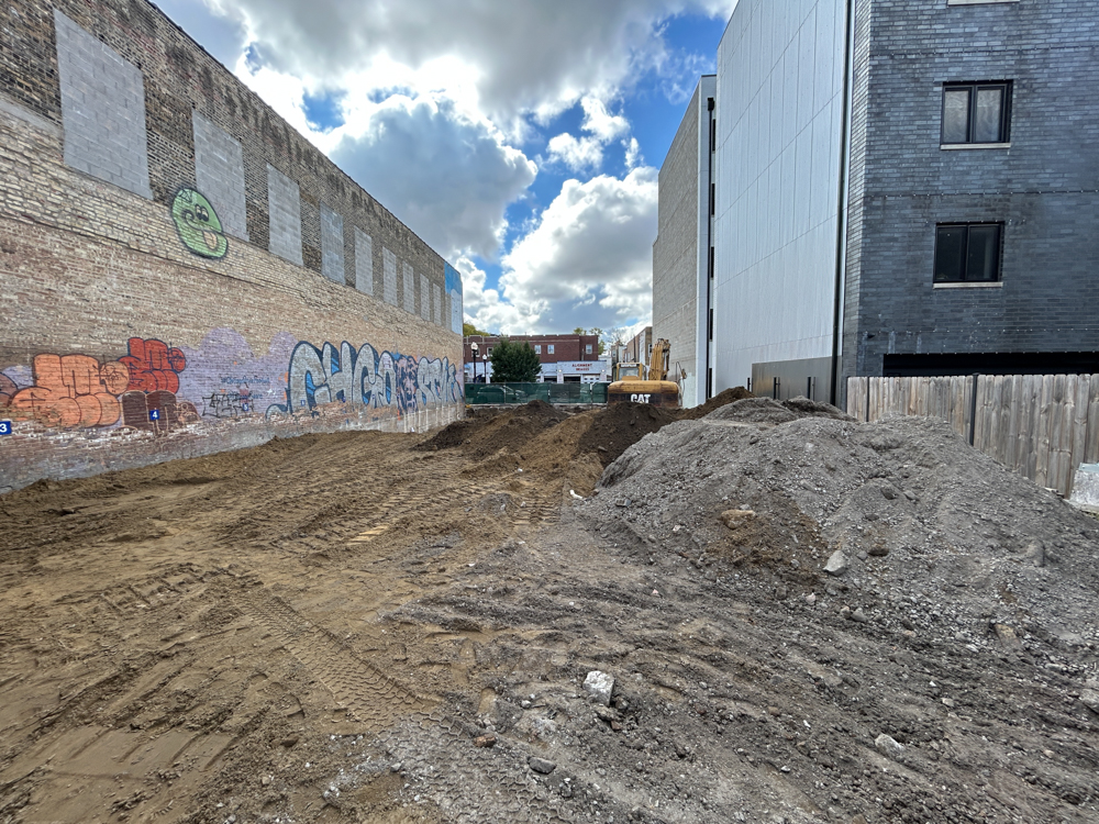 2206 West Lawrence Avenue foundation work underway