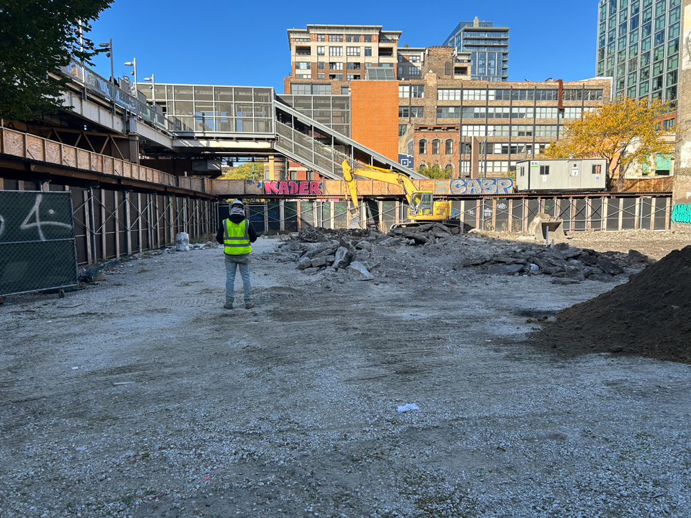 227 West Chicago Avenue site prep