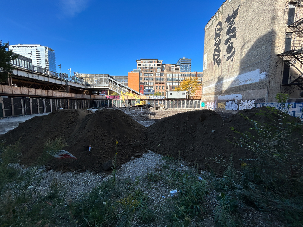 227 West Chicago Avenue site prep