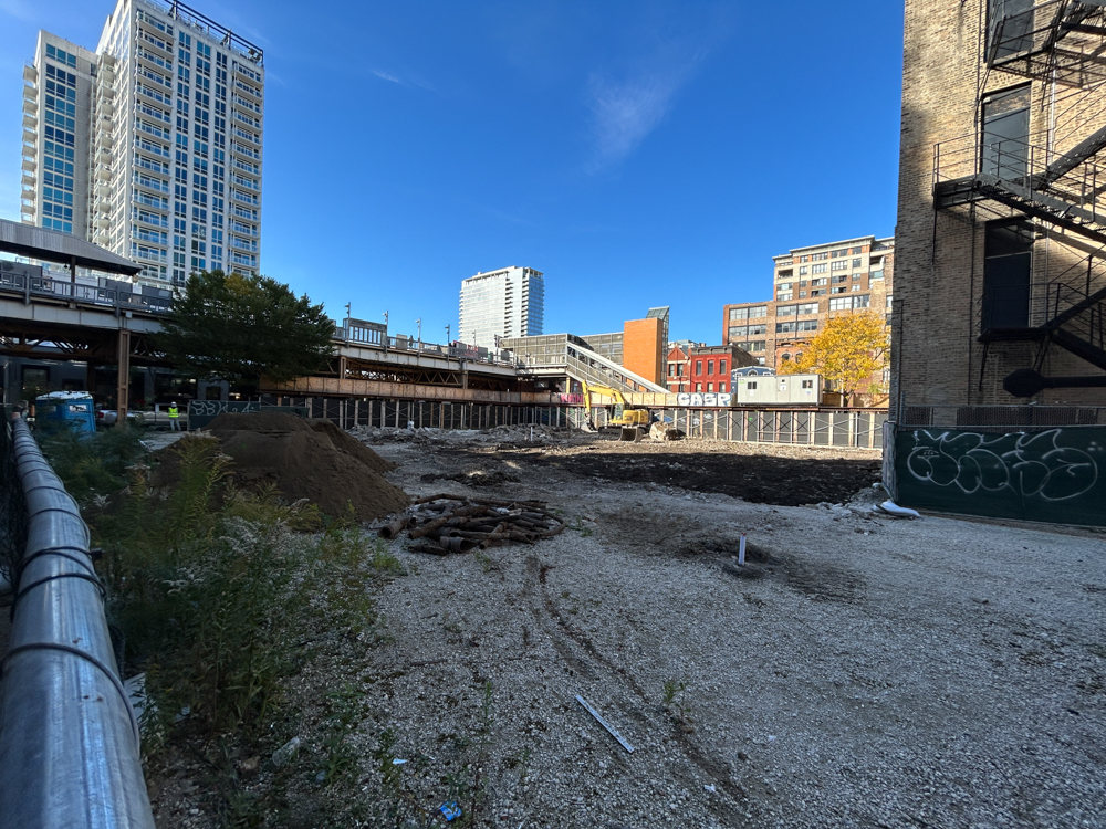227 West Chicago Avenue site prep