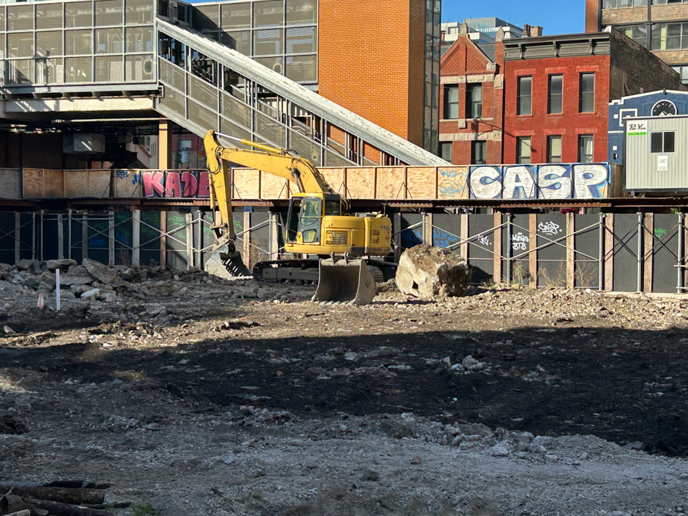 227 West Chicago Avenue site prep