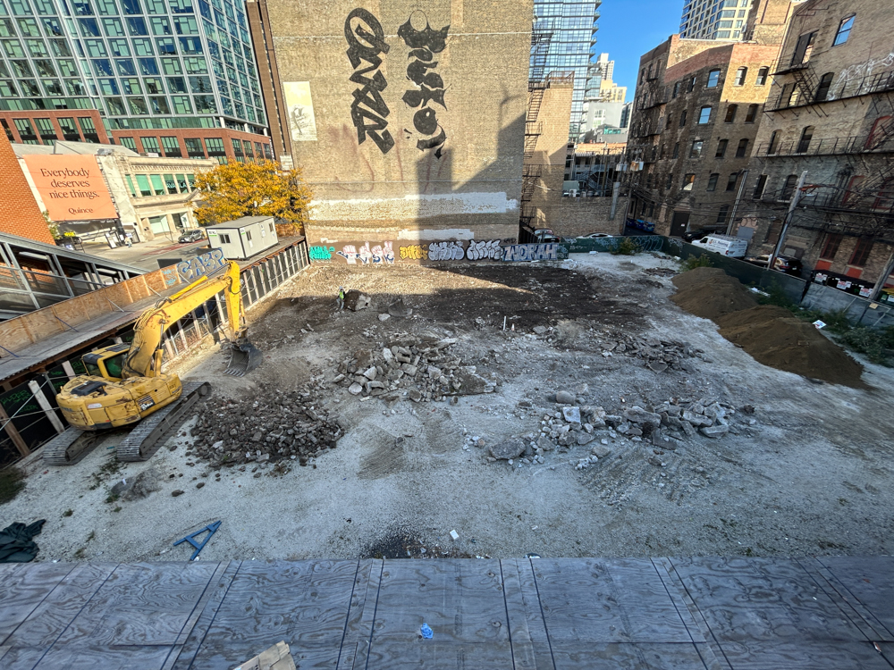 227 West Chicago Avenue site prep