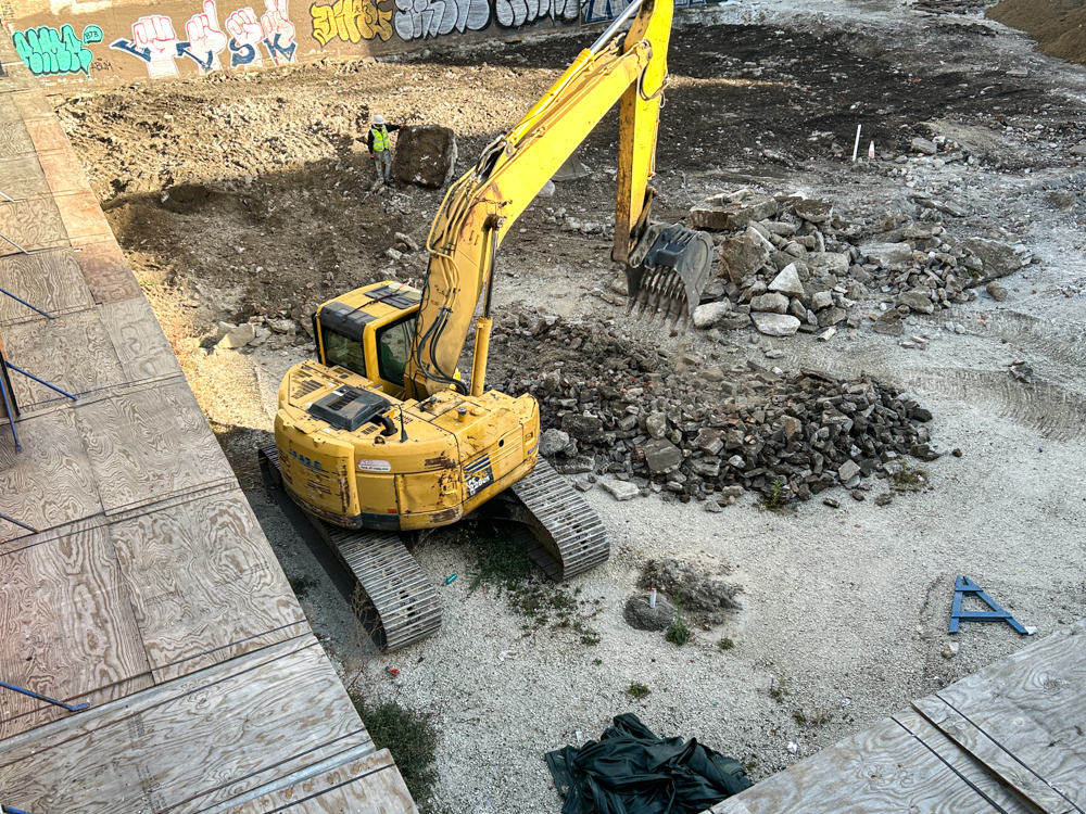 227 West Chicago Avenue site prep