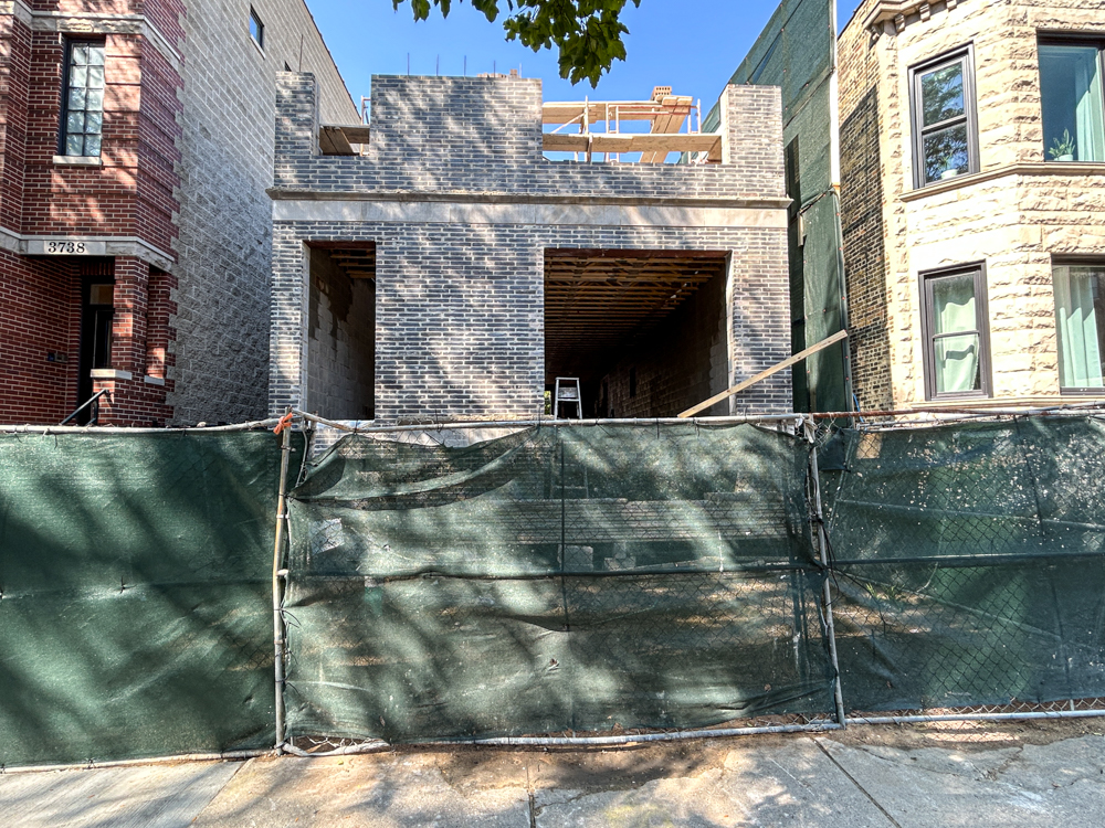 3740 North Racine Avenue construction progress