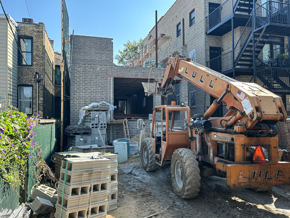 3740 North Racine Avenue construction progress
