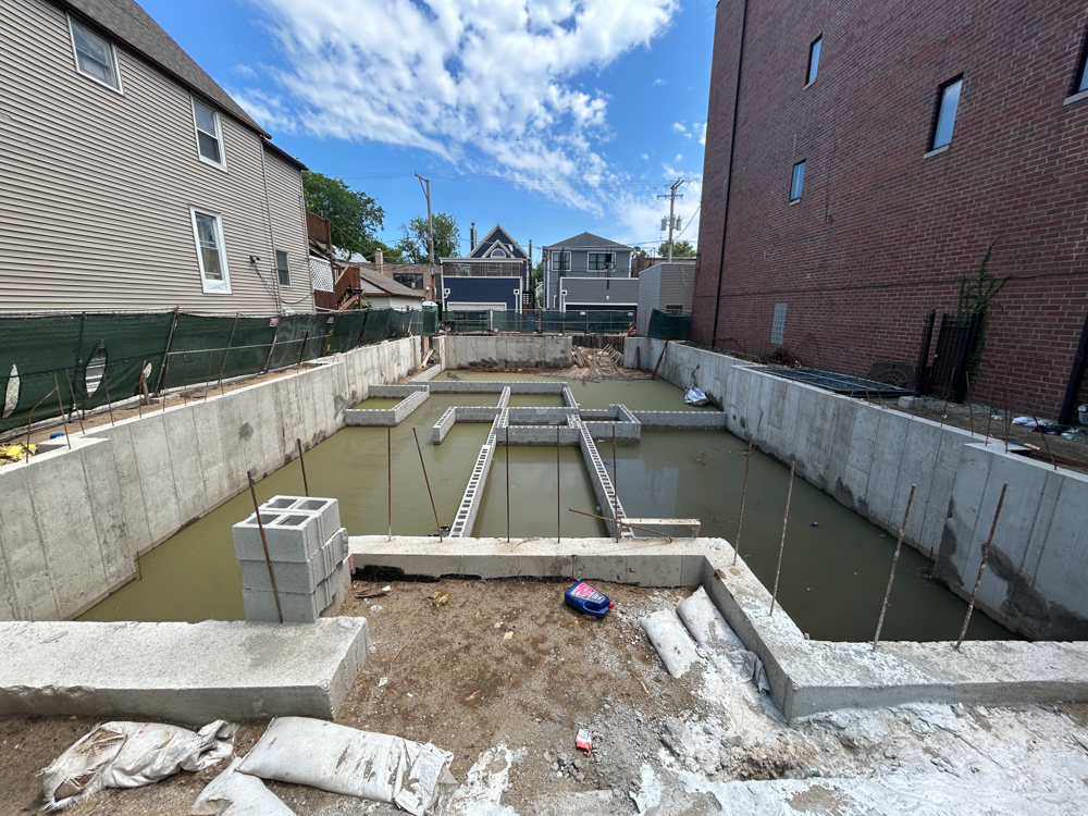 4529 North Western Avenue construction progress
