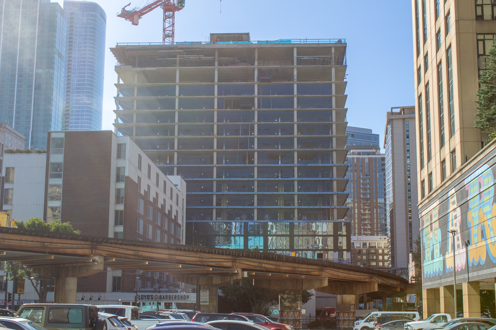 626 South Wabash tops out