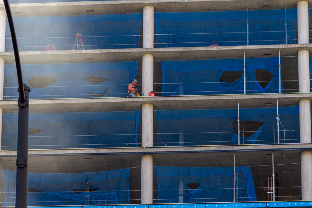 626 South Wabash tops out