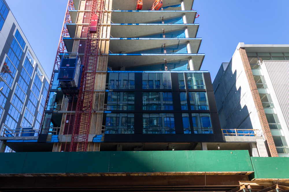 626 South Wabash tops out