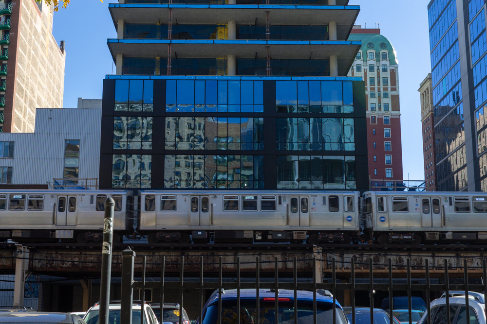 626 South Wabash tops out