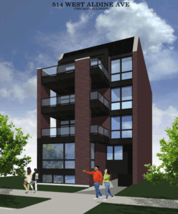 514 West Aldine Avenue construction permitted