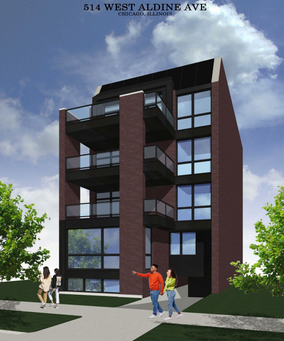 514 West Aldine Avenue construction permitted