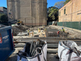 Chicago Bathhouse construction