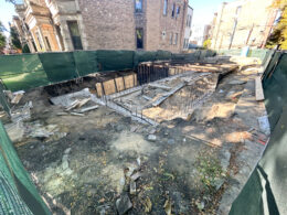 When demolition was permitted in July, neighbors put up an effort to have the façade incorporated into the new design if the entire building couldn't be saved, but the teardown went on as planned. By the end of August, the site had been cleared.