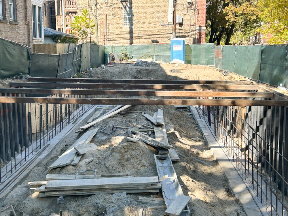 When demolition was permitted in July, neighbors put up an effort to have the façade incorporated into the new design if the entire building couldn't be saved, but the teardown went on as planned. By the end of August, the site had been cleared.