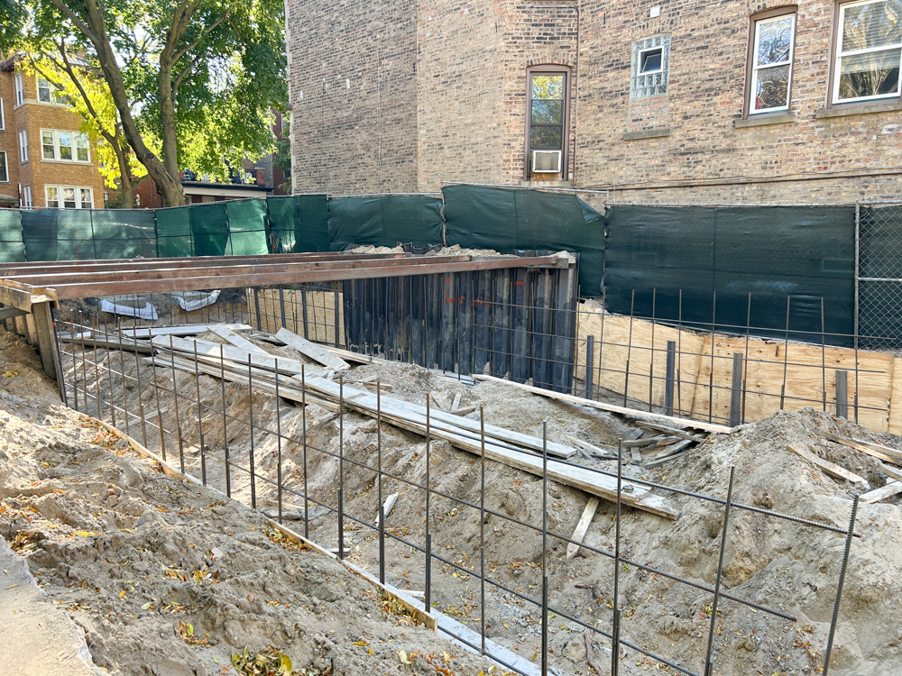 When demolition was permitted in July, neighbors put up an effort to have the façade incorporated into the new design if the entire building couldn't be saved, but the teardown went on as planned. By the end of August, the site had been cleared.