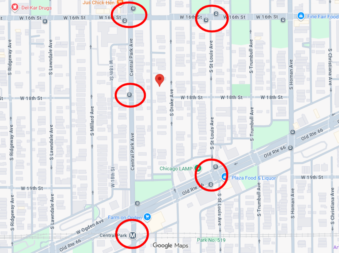 1654 South Drake Avenue three-flat permitted