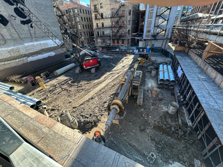 227 West Chicago Avenue caisson work