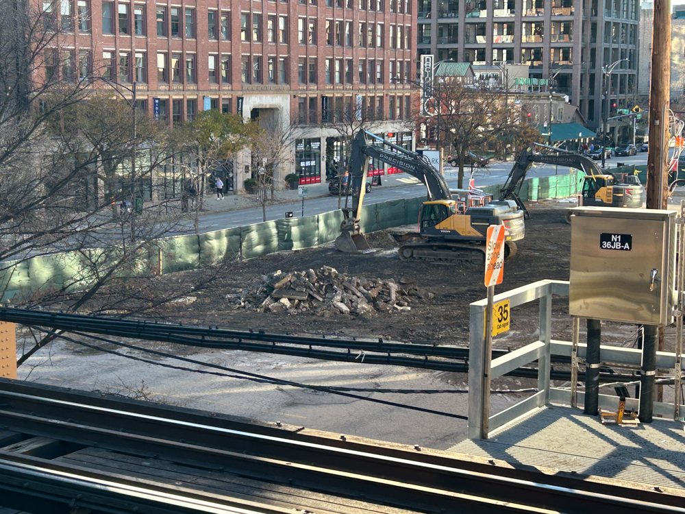 310 West Huron site prep underway