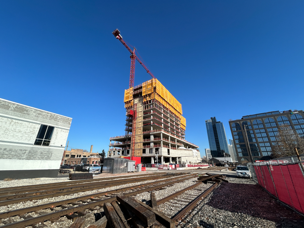 370 North Morgan November 2025 construction update