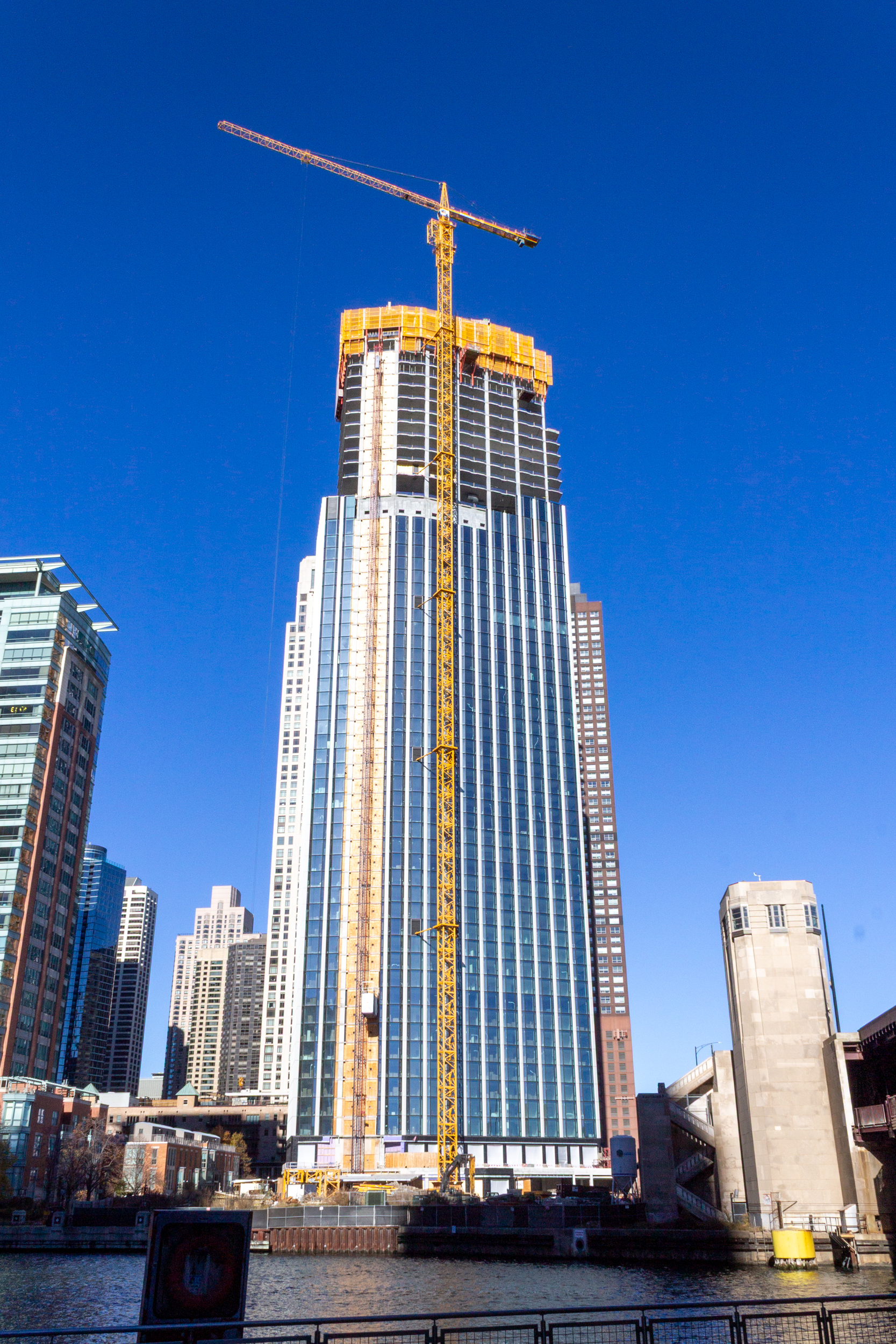 400 Lake Shore North Tower crane jump November 2025