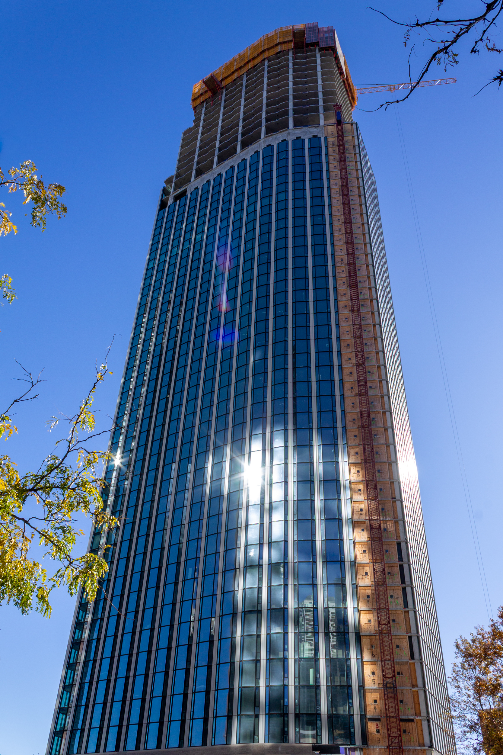 400 Lake Shore North Tower crane jump November 2025