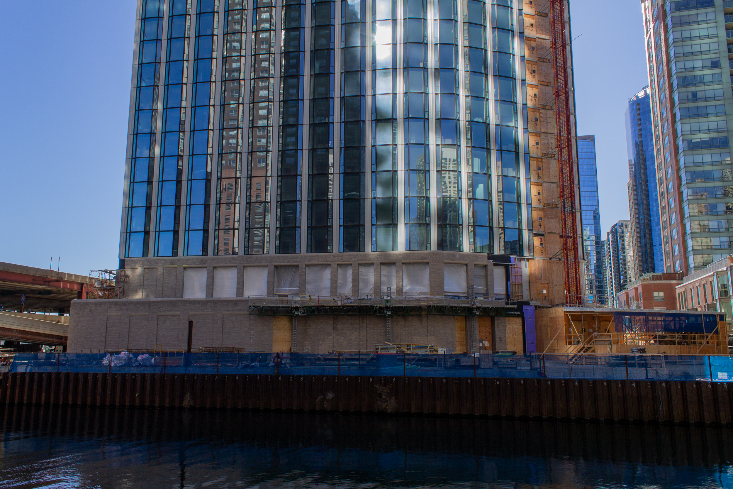 400 Lake Shore North Tower crane jump November 2025