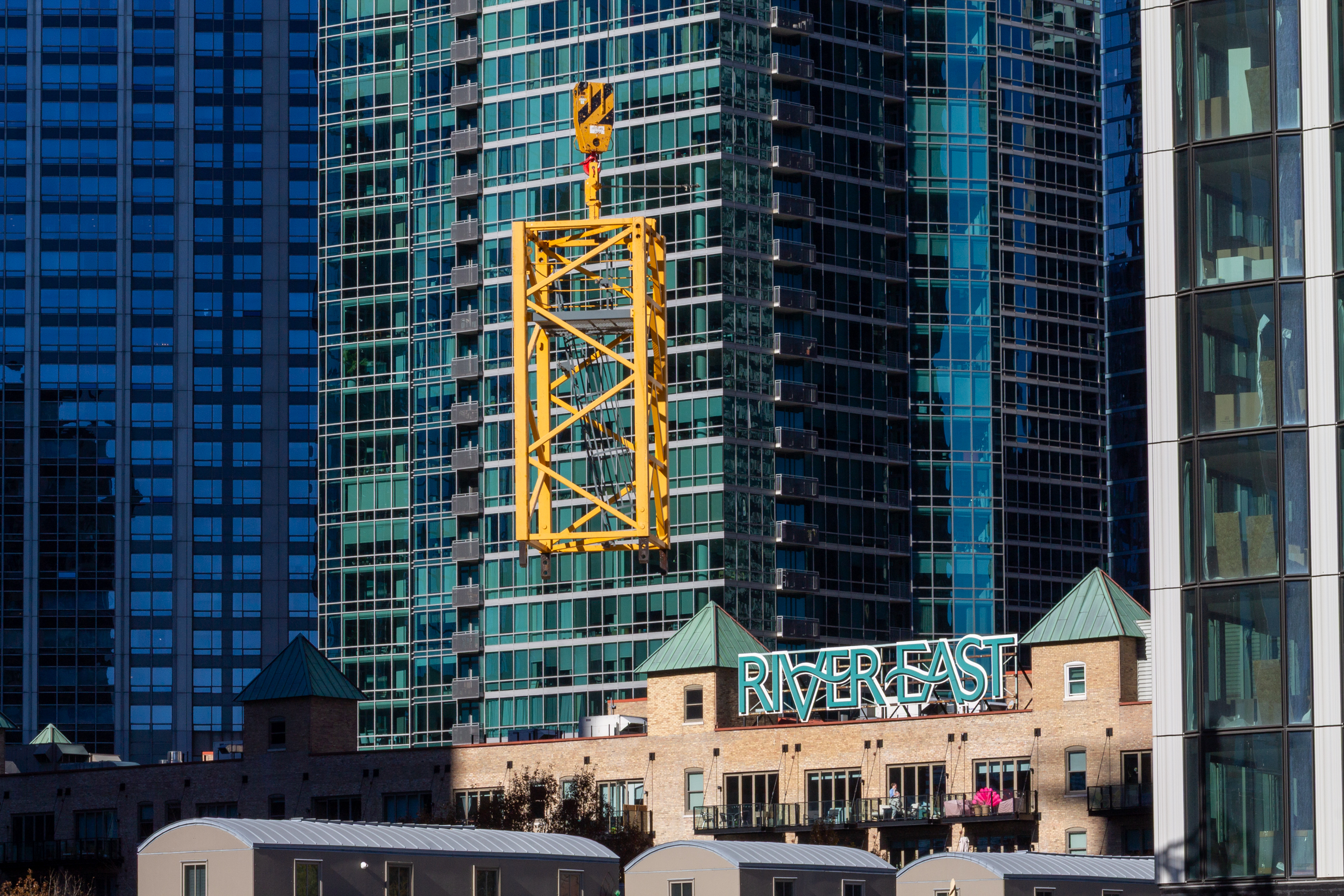 400 Lake Shore North Tower crane jump November 2025