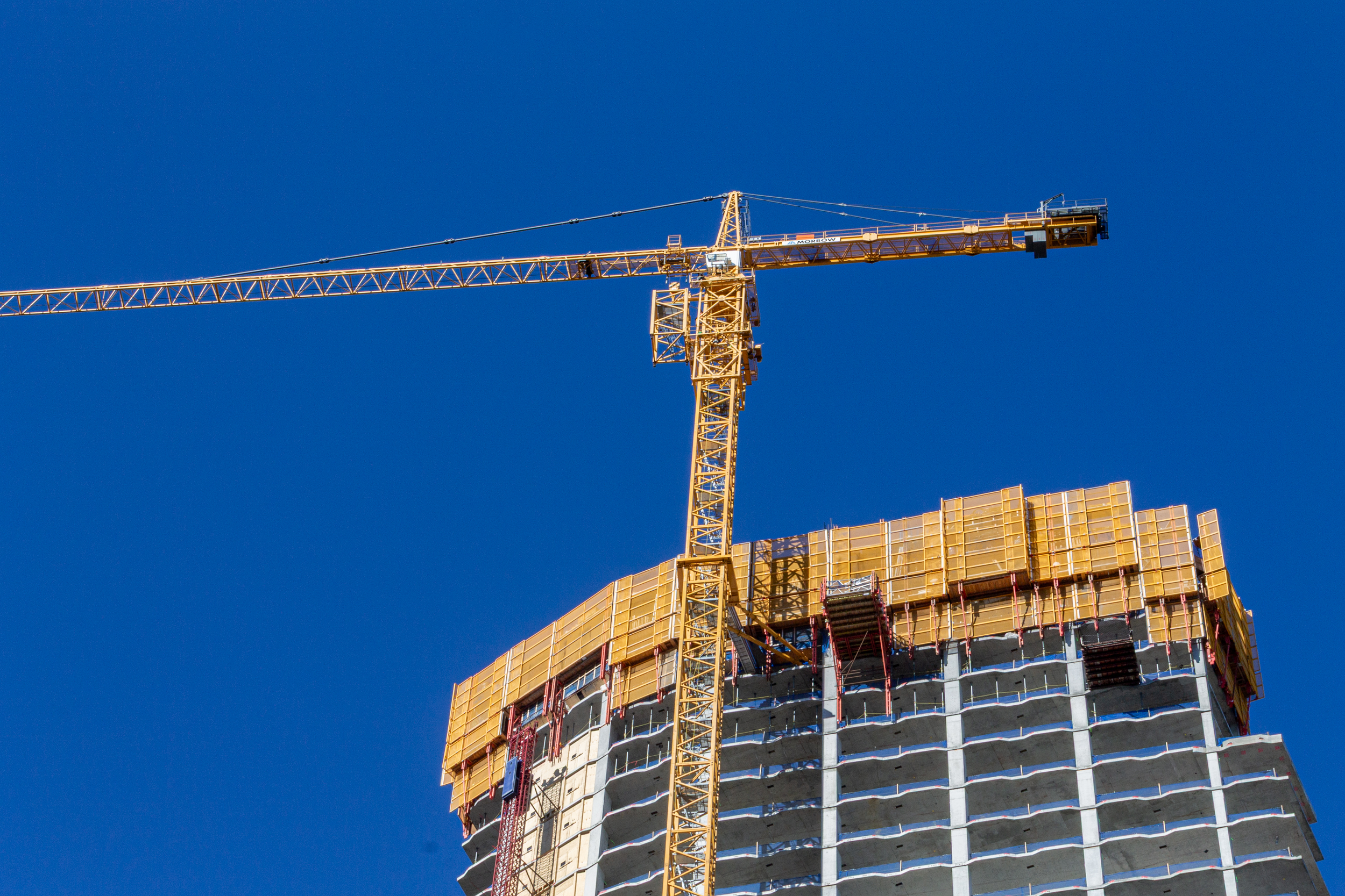 400 Lake Shore North Tower crane jump November 2025