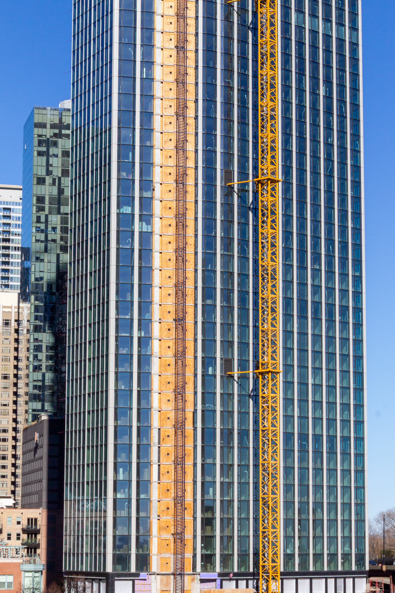 400 Lake Shore North Tower crane jump November 2025