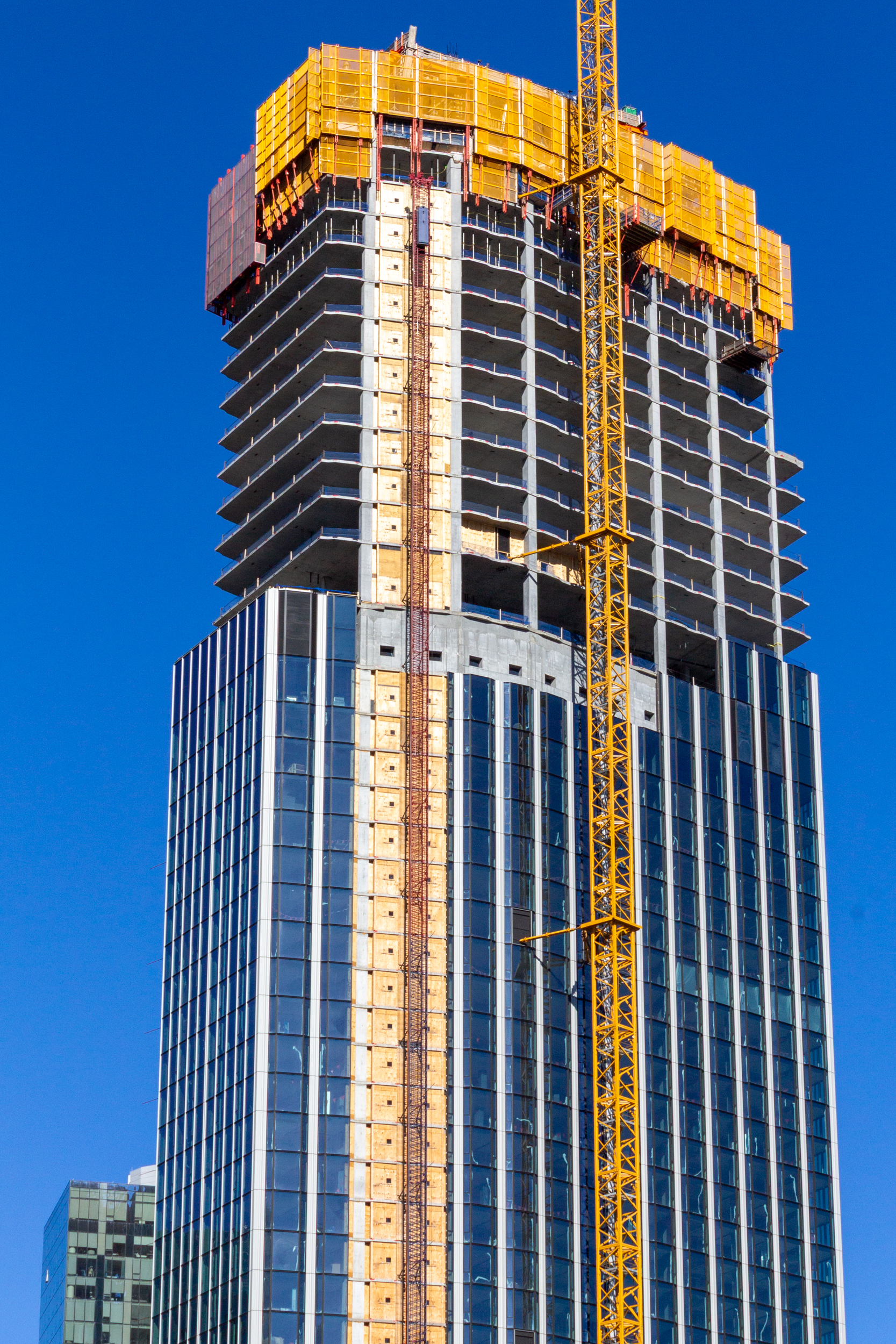 400 Lake Shore North Tower crane jump November 2025