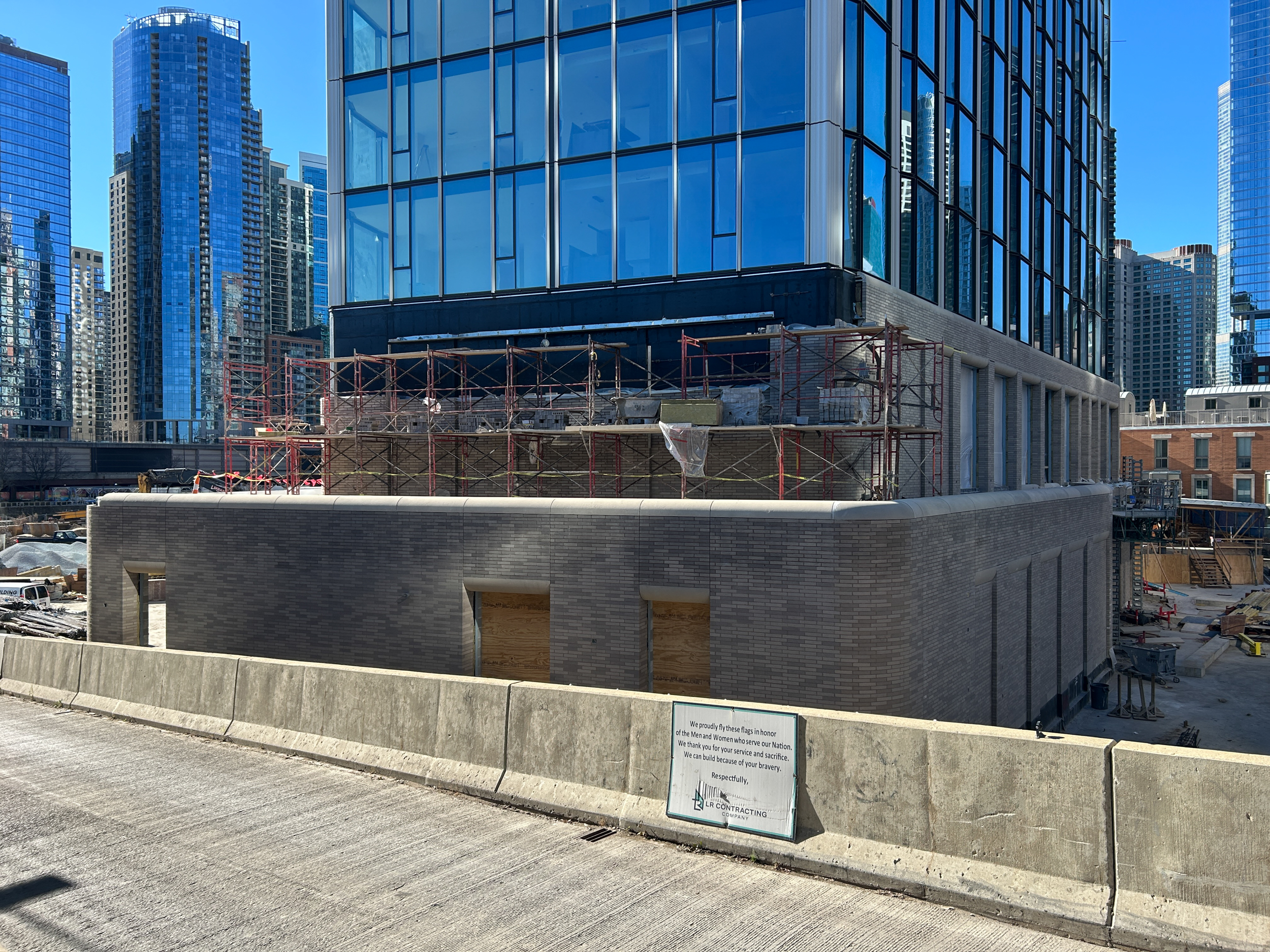 400 Lake Shore North Tower crane jump November 2025