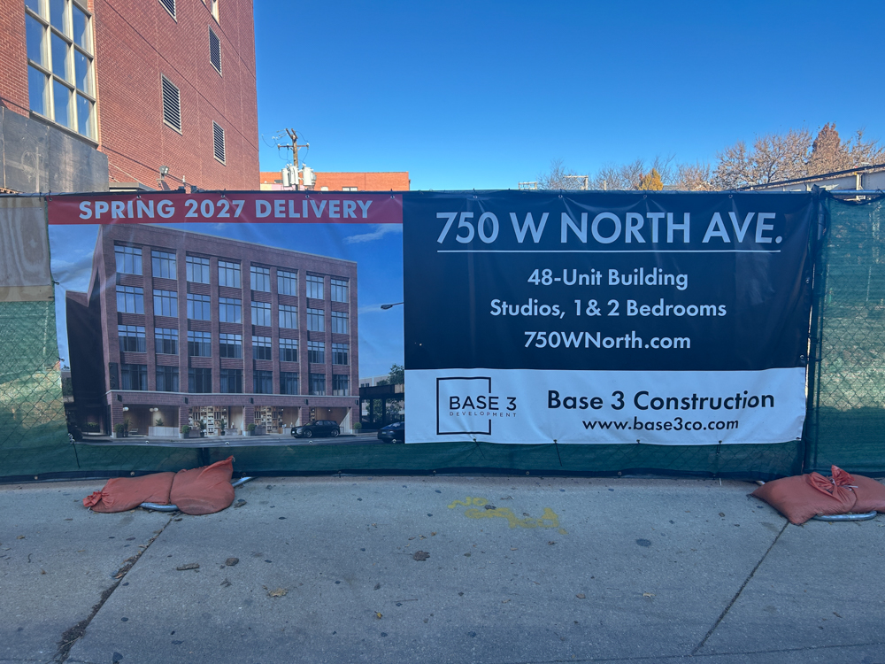750 West North Avenue November 2025 construction update