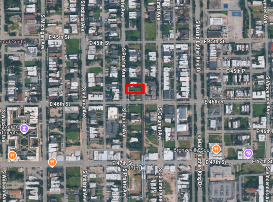 Site context, via Google Maps