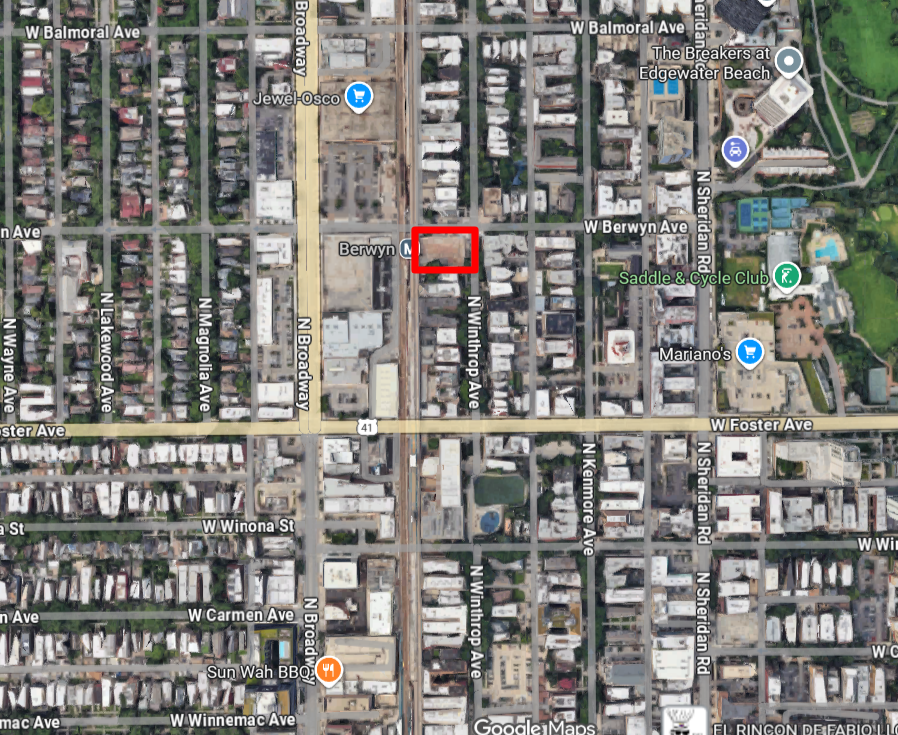 1101 West Berwyn November 2025 construction progress