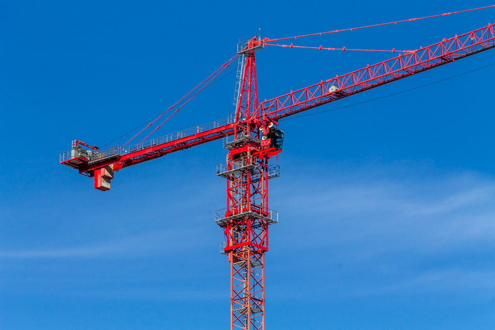 Bally's Hotel tower crane jump November 2025