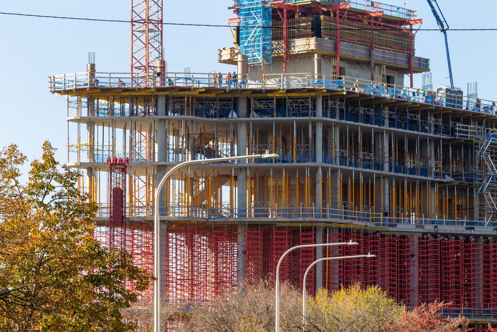 Bally's Casino hotel tower November 2025 construction update