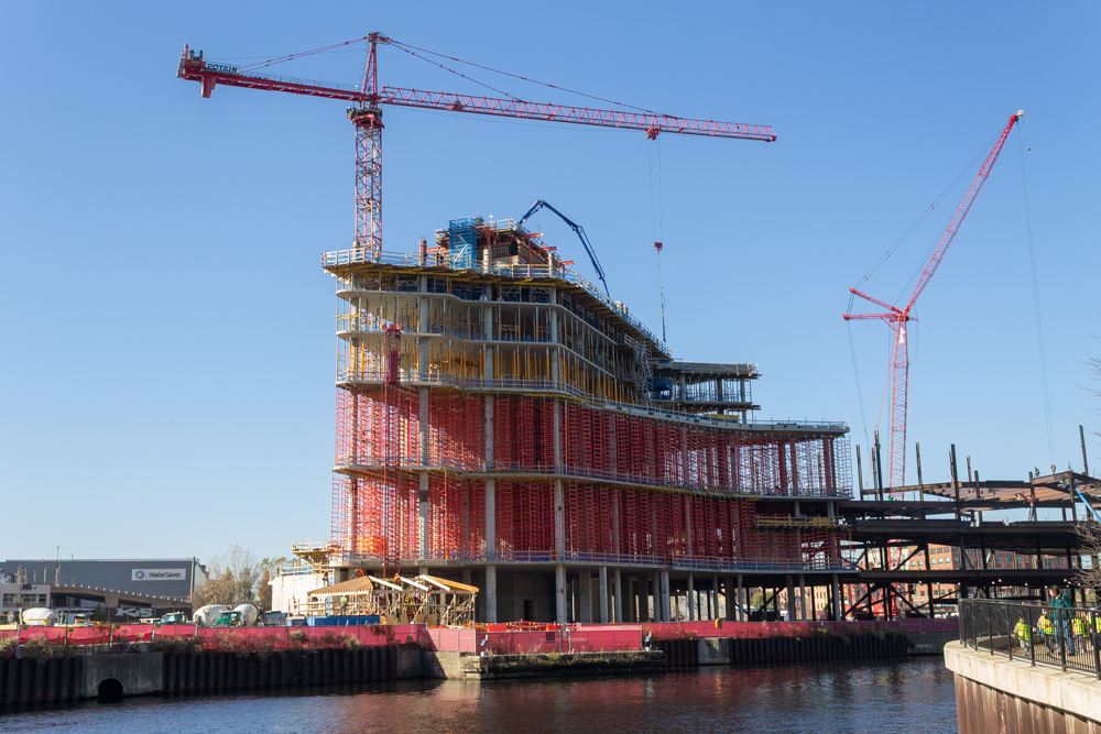 Bally's Casino hotel tower November 2025 construction update