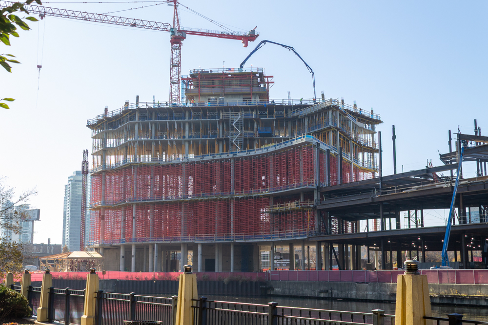 Bally's Casino hotel tower November 2025 construction update