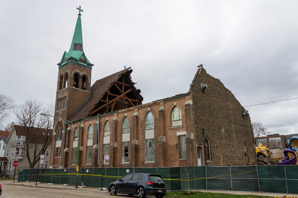 North Richmond Street church demolition