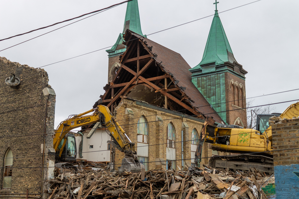 North Richmond Street church demolition