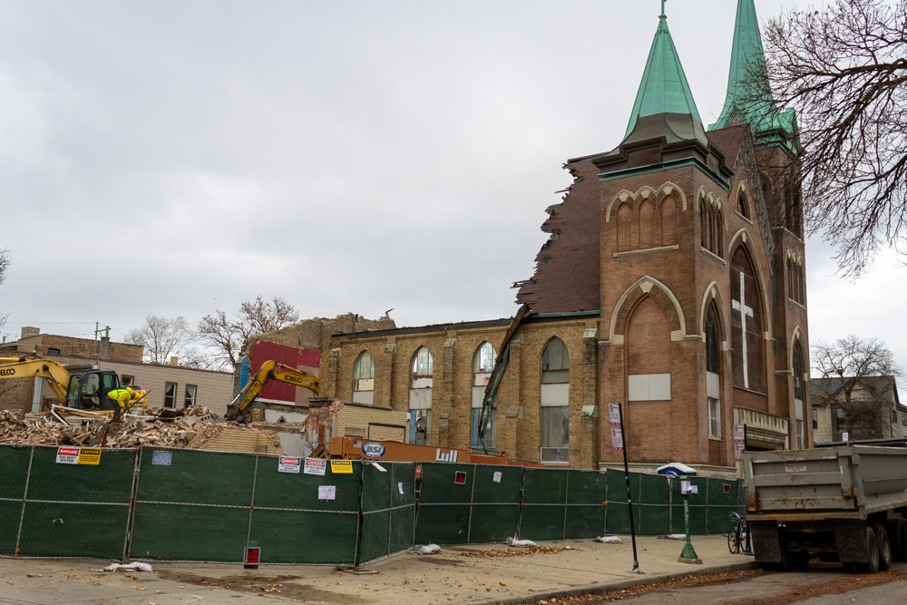North Richmond Street church demolition